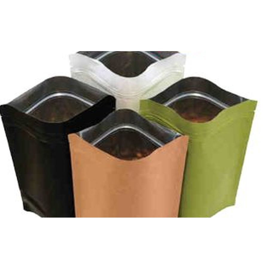 Different Color Paper SUP Pouch with Zipper and Foil Lined