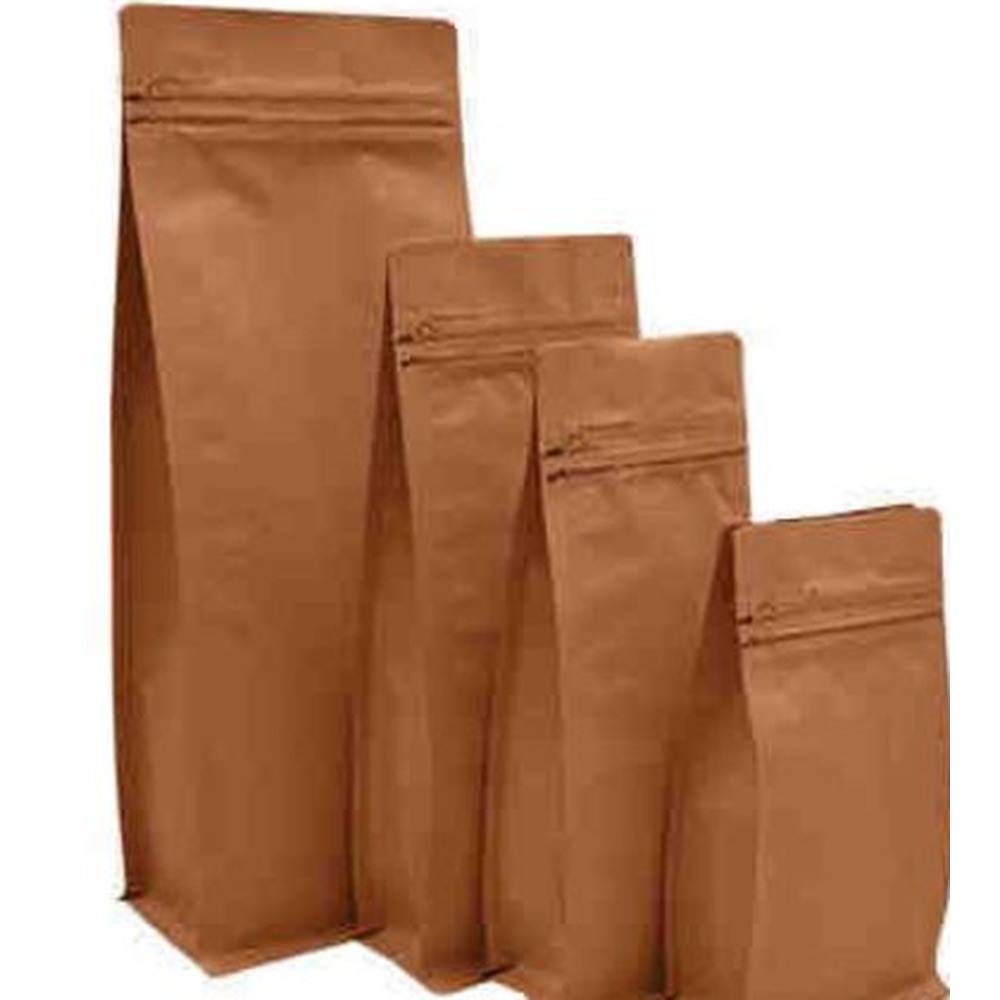 Flat Bottom Pouch with Tear-Off Zipper