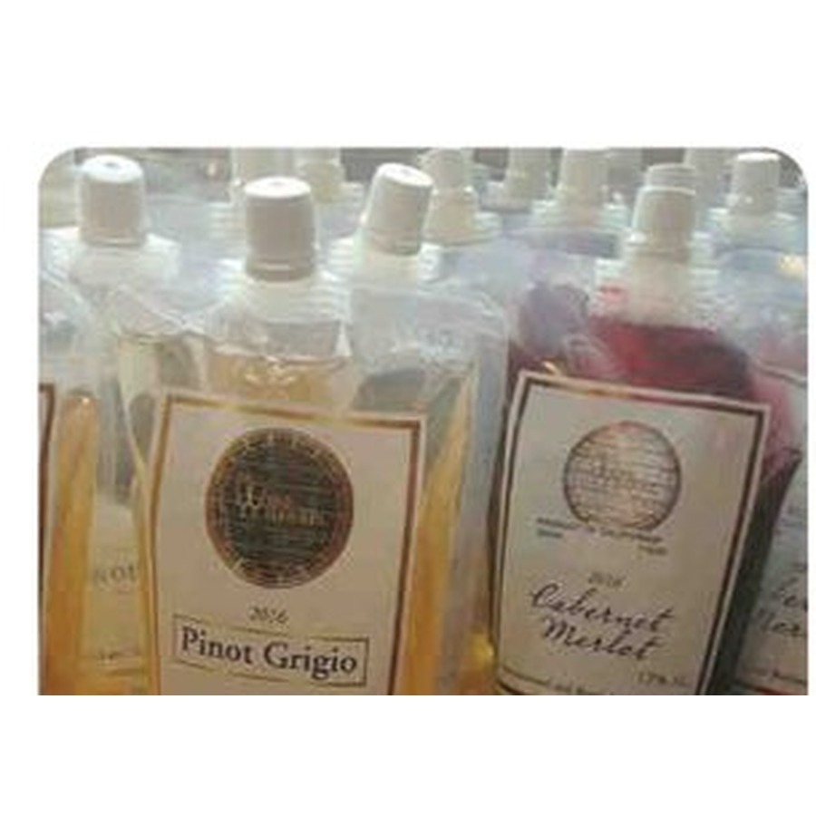 Custom Printed Stand Up Pouch with Oval Window
