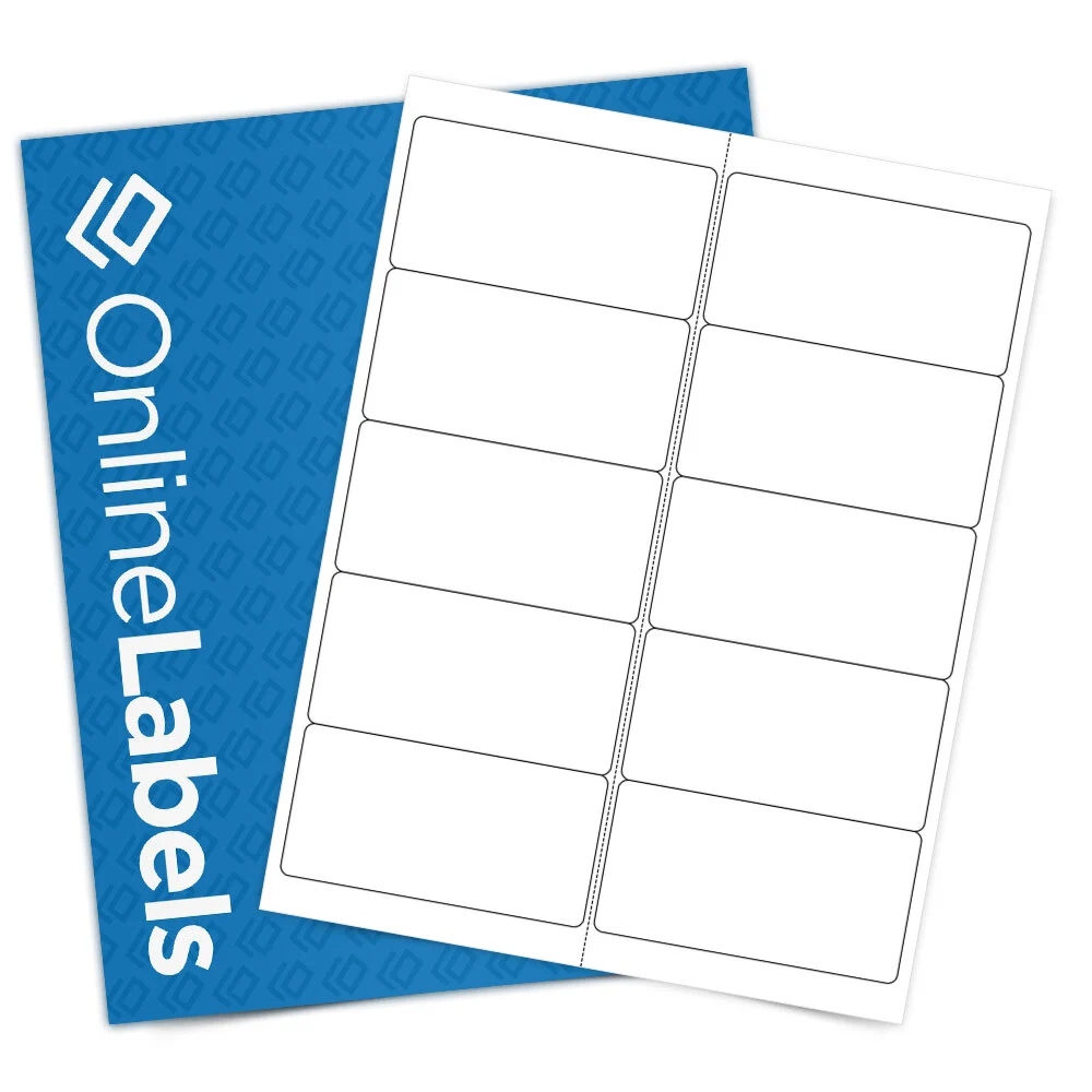 OnlineLabels OL5350 Standard White Matte Sheet Labels