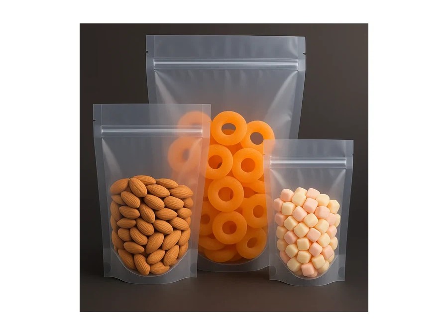 Clear Stand Up Pouches With Zip 500g product image